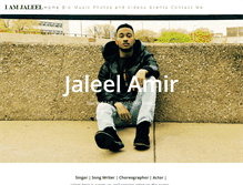 Tablet Screenshot of iamjaleel.com